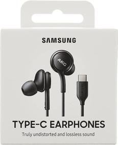 img 1 attached to 🎧 SAMSUNG EO-IC100BBEGUS Corded Type-C Earphones - Dynamic Black Audio Experience