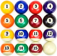 🎱 felson billiard supplies: premium quality precision engineered billiard balls - complete 16 ball set for pool tables, with eight ball & white cue ball логотип