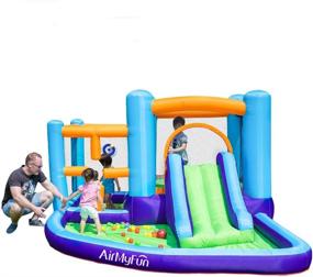 img 4 attached to 🏰 Inflatable Bouncer Patches for AirMyFun Toddler Playground