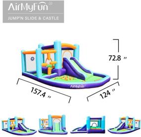 img 1 attached to 🏰 Inflatable Bouncer Patches for AirMyFun Toddler Playground
