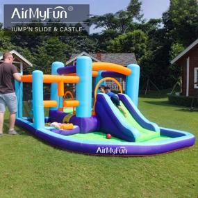 img 3 attached to 🏰 Inflatable Bouncer Patches for AirMyFun Toddler Playground