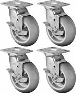 locking caster wheels replacement capacity logo