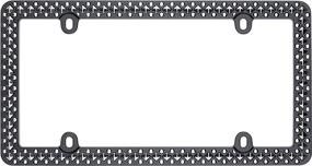 img 3 attached to 🚗 Cruiser Accessories 58153 Defender License Plate Frame, Black/Chrome, Enhanced SEO, 1 Frame