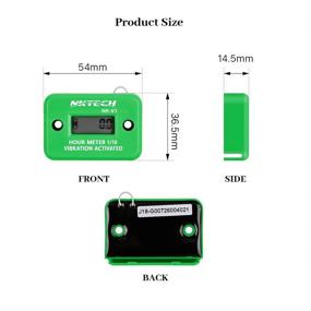 img 3 attached to NKTECH NK-V1 Вибро-часомер Индуктивный Цифровой Самозапитываемый Беспроводной Обнуляемый Часомер с блокировкой пользователя и отключением для газового генератора, газонокосилки, моторной лодки, водного мотоцикла, квадроцикла, лодочного мотора, бензопилы (зеленый)