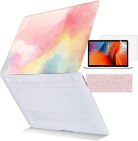 img 4 attached to 🎉 Tojia Plastic Hard Shell Case Covers for MacBook Pro 13 inch (A1278 Model 2008-2012) with Keyboard Cover & Screen Protector - Dream