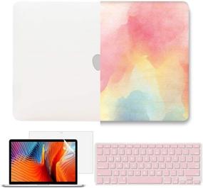 img 3 attached to 🎉 Tojia Plastic Hard Shell Case Covers for MacBook Pro 13 inch (A1278 Model 2008-2012) with Keyboard Cover & Screen Protector - Dream