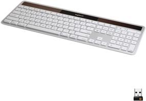 img 4 attached to Logitech K750 Mac Wireless Solar Keyboard 💻 - Silver | 2.4GHz Wireless, Solar Recharging, Mac-Compatible