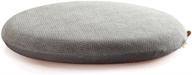 🪑 grey sigmat memory foam seat cushion 16 inch - anti-slip soft round stool cushion chair pad logo