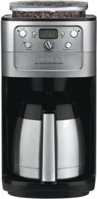 img 3 attached to ☕ Cuisinart Automatic Coffeemaker: Burr Grind & Brew, 12 Cup, Charcoal Water Filter, 5 Oz, Brushed Stainless Steel - A Perfect Cup of Coffee!