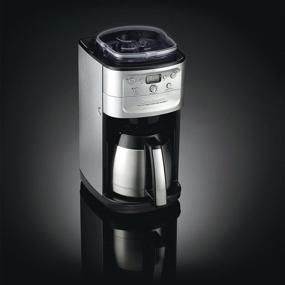 img 1 attached to ☕ Cuisinart Automatic Coffeemaker: Burr Grind & Brew, 12 Cup, Charcoal Water Filter, 5 Oz, Brushed Stainless Steel - A Perfect Cup of Coffee!