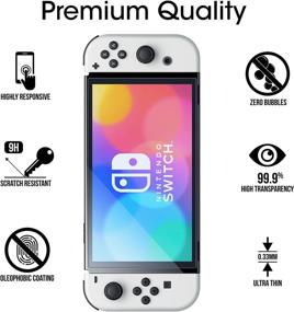 img 3 attached to Защитная пленка AmFilm Tempered Protector, совместимая с Nintendo