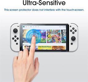 img 2 attached to Защитная пленка AmFilm Tempered Protector, совместимая с Nintendo