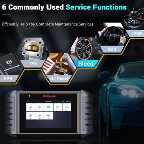 img 1 attached to 🔧 FOXWELL NT716 Сканер OBD2 - Диагностика ABS SRS Двигателя и Трансмиссии, TPMS, Прокачка ABS, EPB, SAS, TPS, Сброс масла - Код-ридер - Планшетный диагностический сканер Android 5.5 "с сенсорным экраном - Инструмент для диагностики всех автомобилей - Бесплатное обновление