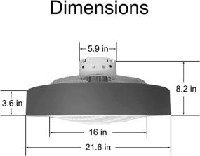 img 1 attached to NBGT Invisible Low Profile Ceiling Fan with Light: Dimmable LED, Remote Control, 3 Wind Speeds