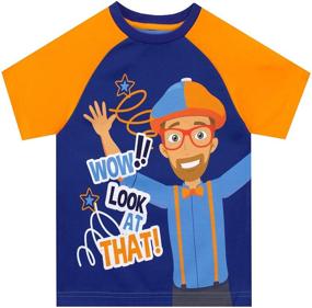 img 3 attached to Blippi Boys' Short Pyjamas: Fun and Comfy Nightwear for your Little Ones