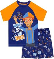 blippi boys' short pyjamas: fun and comfy nightwear for your little ones logo