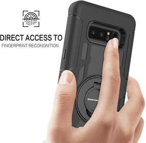 img 1 attached to 📱 BENTOBEN Galaxy Note 8 Case: Heavy Duty Shockproof with Belt Clip and Kickstand - Full Body Rugged Bumper Hybrid Holster Protective Case for Samsung Galaxy Note 8, Black