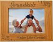 grandkids engraved natural grandparents horizontal logo
