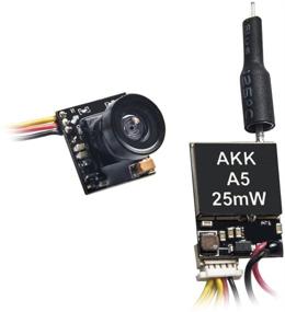 img 1 attached to 📷 AKK A5 5.8Ghz 25mW FPV Transmitter 600TVL CMOS Micro Camera with OSD Switchable Raceband for Quadcopter Drone - Perfect for Tiny Whoop and Blade Inductrix