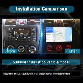 img 3 attached to 🚗 SYGAV Автомагнитола Android 10 для Subaru Forester WRX Impreza с Carplay, GPS-навигацией, сенсорным HD-экраном 1280x720 головного устройства