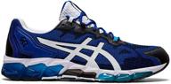 👟 black men's asics gel quantum 10.5m shoes логотип