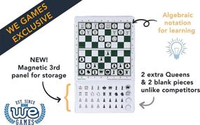 img 3 attached to Magnetic Pocket ♟️ Chess Set by WE Games