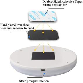 img 2 attached to Премиум двухцветные USB-перезаряжаемые автомобильные потолочные светильники - 10 светодиодных лампочек купола для внутреннего и внешнего помещения транспортного средства - идеально подходят для автомобиля, лодки, прицепа, дома на колесах, грузовика