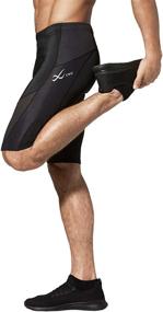 img 1 attached to 🩳 CW-X Men's Stabilyx Ventilator: Advanced Joint Support Compression Shorts