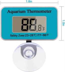img 3 attached to 🐠 DaToo Aquarium Thermometer Sucker Mount - Second Generation (Update), 1 Year Warranty