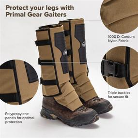 img 3 attached to 🐍 Primal Gear Snake Gaiters: Ultimate Snake Bite Protection for Legs