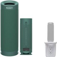sony srsxb23 extra bass bluetooth wireless portable speaker (green) with knox gear multipurpose outlet wall shelf bundle (2 items) logo