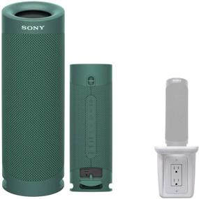 img 4 attached to Sony SRSXB23 Extra BASS Bluetooth Wireless Portable Speaker (Green) With Knox Gear Multipurpose Outlet Wall Shelf Bundle (2 Items)