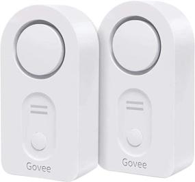 img 4 attached to 🚰 Govee Water Detectors 2 Pack with 100dB Adjustable Audio Alarm Sensor - Sensitive Leak and Drip Alert for Kitchen, Bathroom, and Basement (Battery Included)