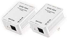 img 1 attached to 💡 Brite-View BVP-5100D Powerline Adapter Power Cable - Enhanced Connectivity in White