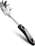 🍝 optimized black &amp; silver slotted spaghetti and pasta server by orblue логотип