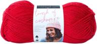 🧶 пряжа lion brand touch of cashmere rouge от компании lion brand yarn логотип