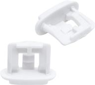 🔧 ultra durable wd12x10304 upper rack slide end cap replacement part - ge & kenmore dishwashers - pack of 2 logo