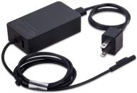 high-performance wesappinc 36w 12v power adapter for microsoft surface pro 3/4/5 - fast charging with additional usb port and long 6ft cord logo