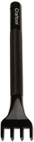 img 1 attached to 🔧 Tandy Leather Craftool® Pro Line Diamond Stitching Chisel - 4 Prong (5/32-inch / 4mm Spacing) - Model 88046-04