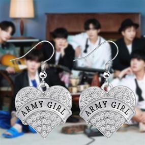 img 1 attached to UJIMS Korean Group Army Gift - Bangtan Boys Name Pendant Necklace for Fans - BFF Kpop Jewelry for Women