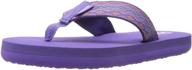 teva miramar purple toddler boys' sandal shoes logo