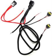 🔌 ijdmtoy h11 880 890 relay wiring harness for enhanced compatibility with xenon headlight kit, fog lights add-on, led daytime running lamps and more logo