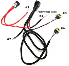 img 1 attached to 🔌 iJDMTOY H11 880 890 Relay Wiring Harness for Enhanced Compatibility with Xenon Headlight Kit, Fog Lights Add-On, LED Daytime Running Lamps and More