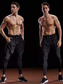 img 3 attached to 🏋️ Stay Active with Neleus Men's Lightweight Workout Athletic Shorts: Stylish and Practical with Convenient Pockets