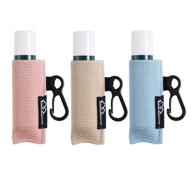 🔑 convenient wk ieason lip balm holder keychain trio - keep your chapstick handy! logo