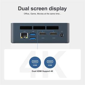 img 1 attached to 💻Высокопроизводительный мини-ПК: Windows 10 PRO, Core i5 8279U, 16ГБ DDR4, 512ГБ NVME SSD, WiFi 6, BT-5.0, Type-C, выход HDMI.