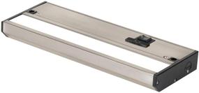 img 4 attached to 9 Inch Satin Nickel LED Under Cabinet Lighting – Dimmable -3 Color Temperature Slide Switch – Warm White (2700K)