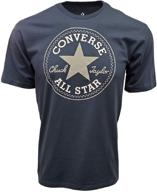 converse chuck taylor medium obsidian men's clothing: trendy t-shirts & tanks for fashion-forward individuals logo