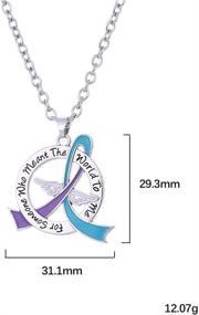 img 2 attached to 👊 Empowerment in a Necklace: Fight Like a Girl For Someone Who Meant the World to Me (Assorted Colors)