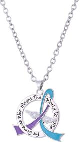 img 3 attached to 👊 Empowerment in a Necklace: Fight Like a Girl For Someone Who Meant the World to Me (Assorted Colors)